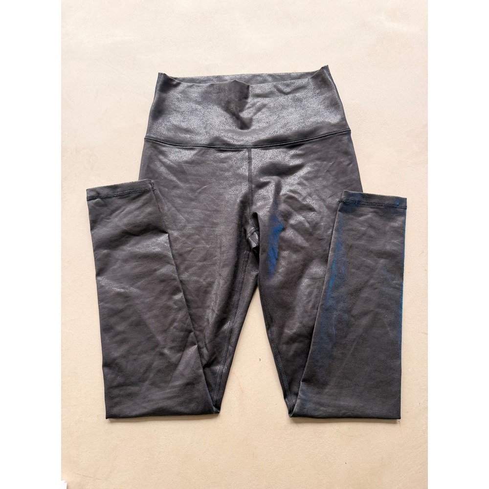 OFFLINE by Aerie Black Liquid Shine High Waisted Leggings Size Medium